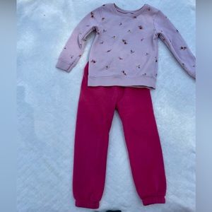 Garanimals Sweatshirt & Sweatpants Set Girls Size 4T